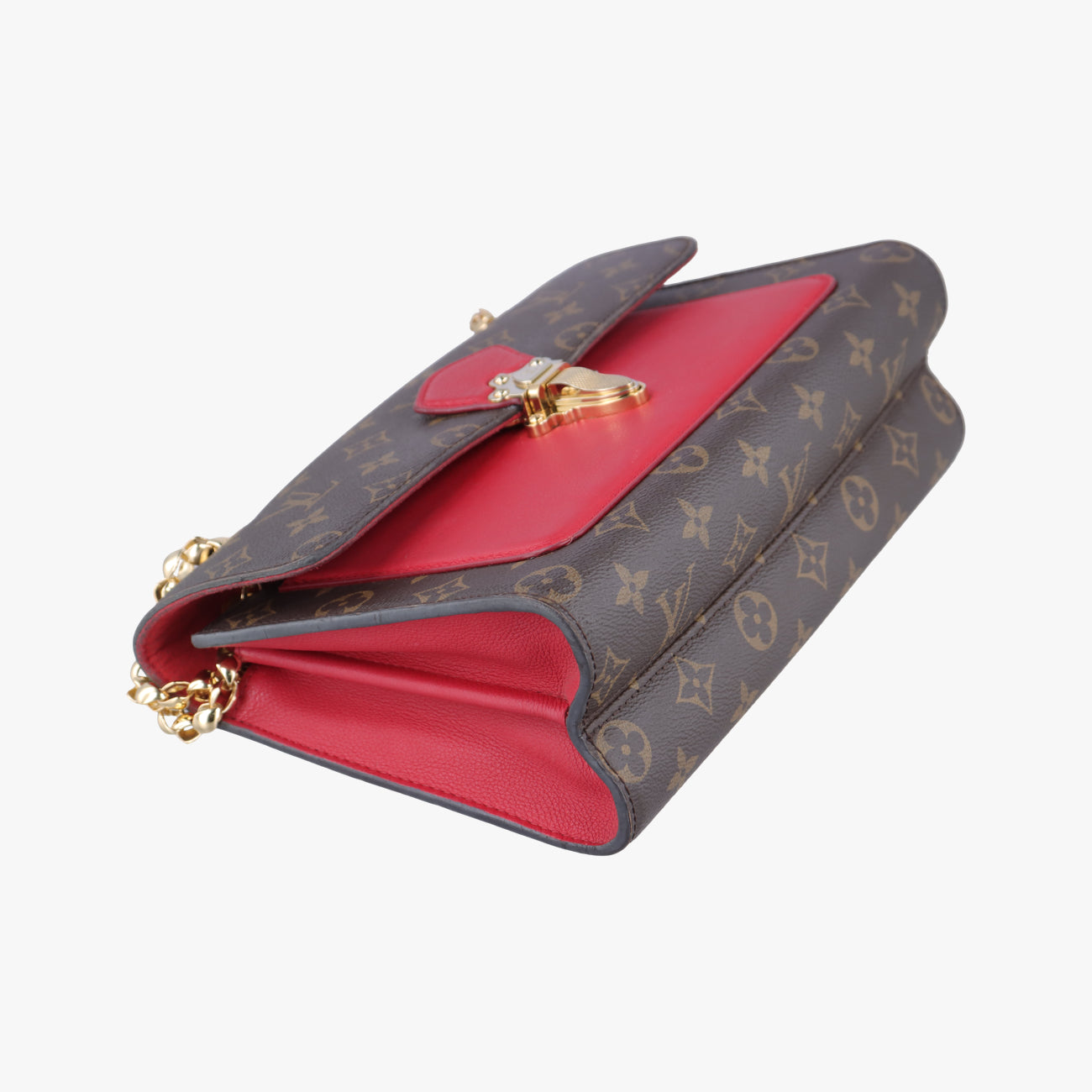 VICTOIRE Brown×CERISE Monogram Canvas×calf leather CA4186