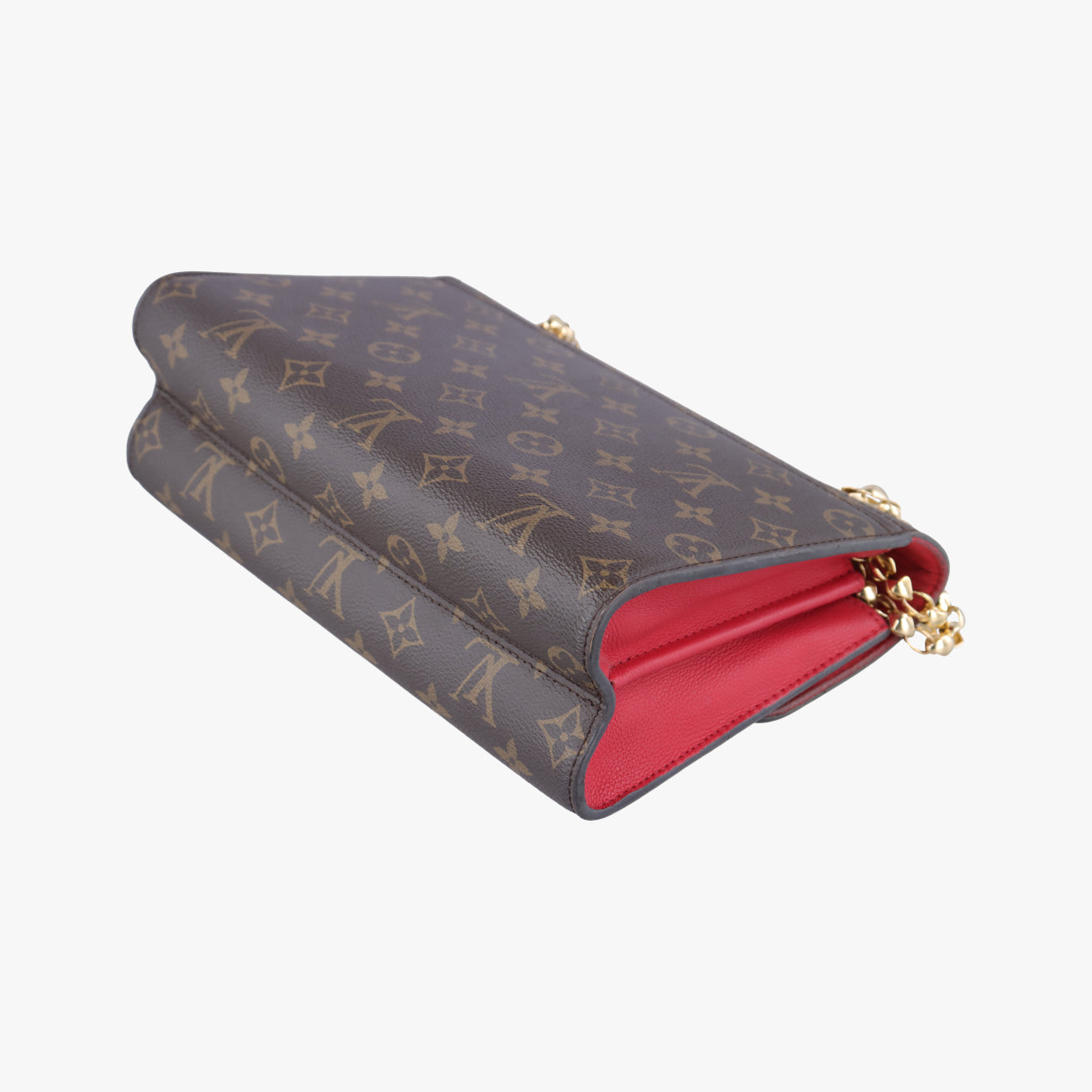 VICTOIRE Brown×CERISE Monogram Canvas×calf leather CA4186