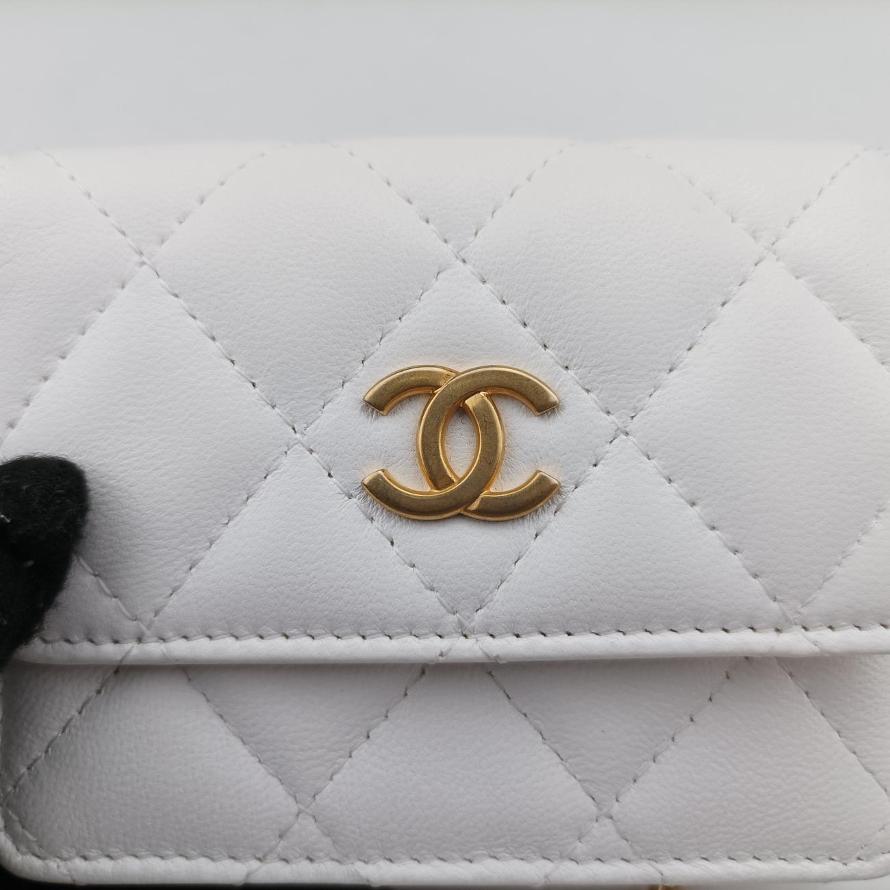 Matelasse coco mark White lambskin 30638768