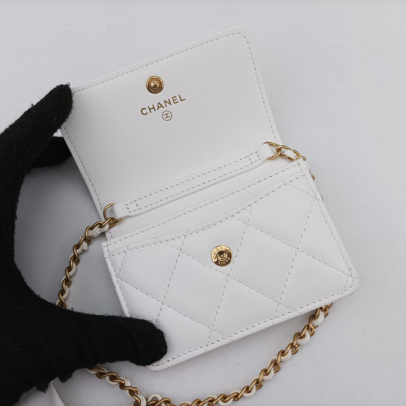 Matelasse coco mark White lambskin 30638768