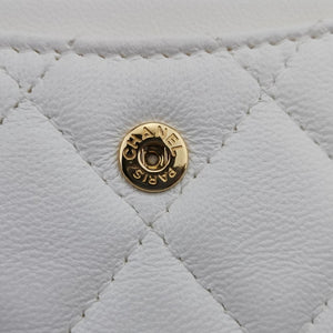 Matelasse coco mark White lambskin 30638768