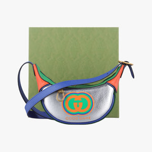 Good Game Mini Silver×Multicolour Leather × fabric
