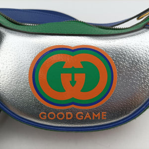 Good Game Mini Silver×Multicolour Leather × fabric
