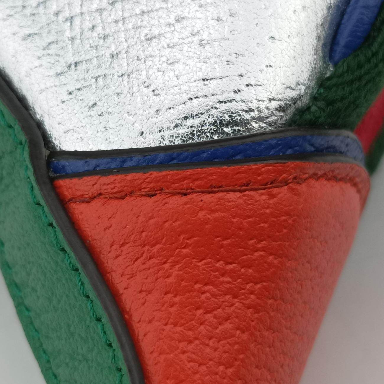 Good Game Mini Silver×Multicolour Leather × fabric