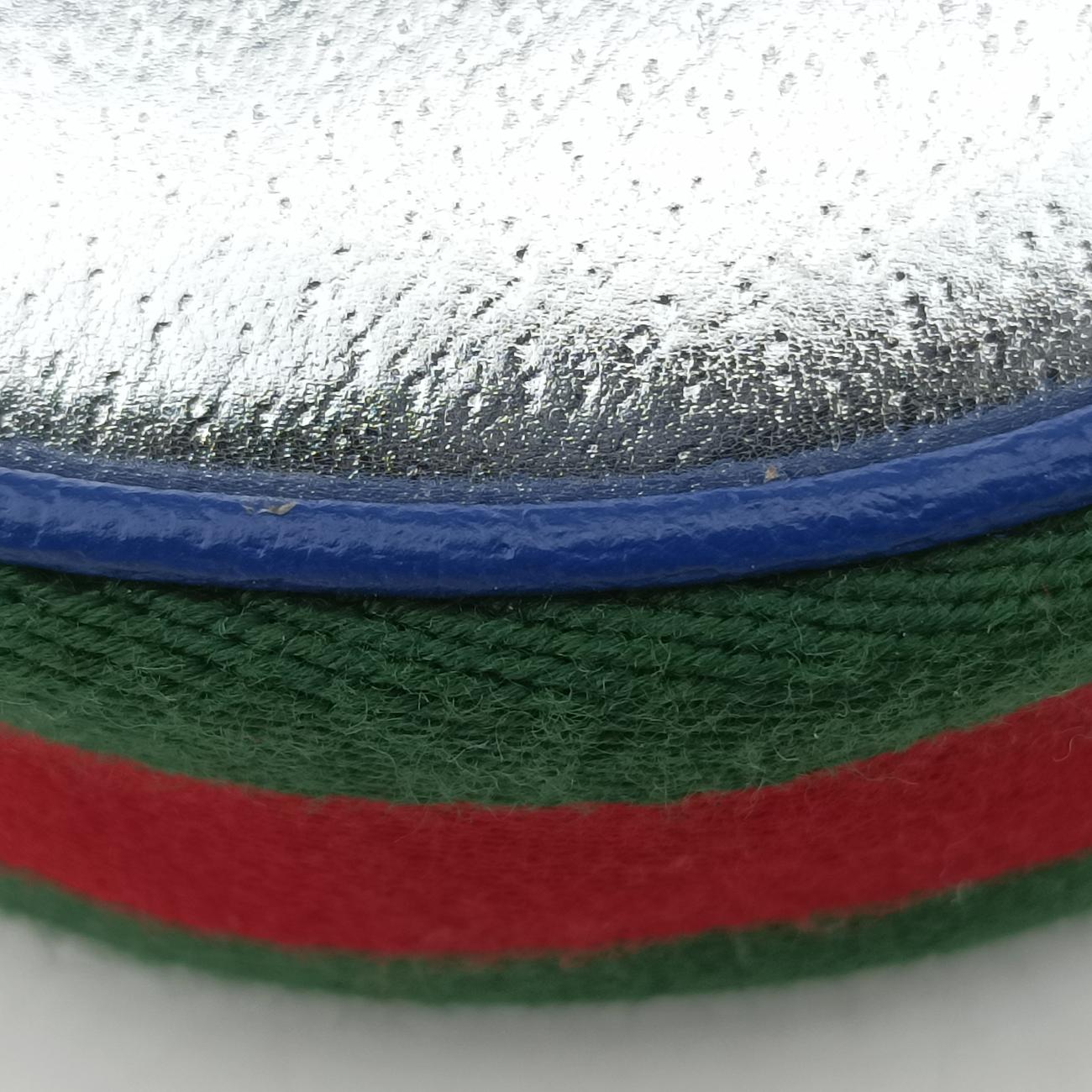 Good Game Mini Silver×Multicolour Leather × fabric
