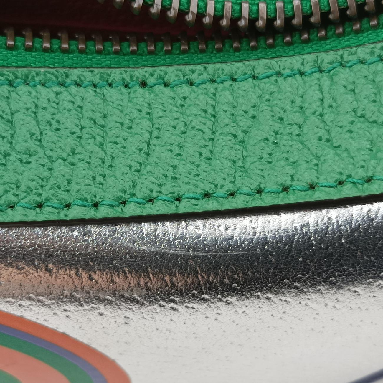 Good Game Mini Silver×Multicolour Leather × fabric