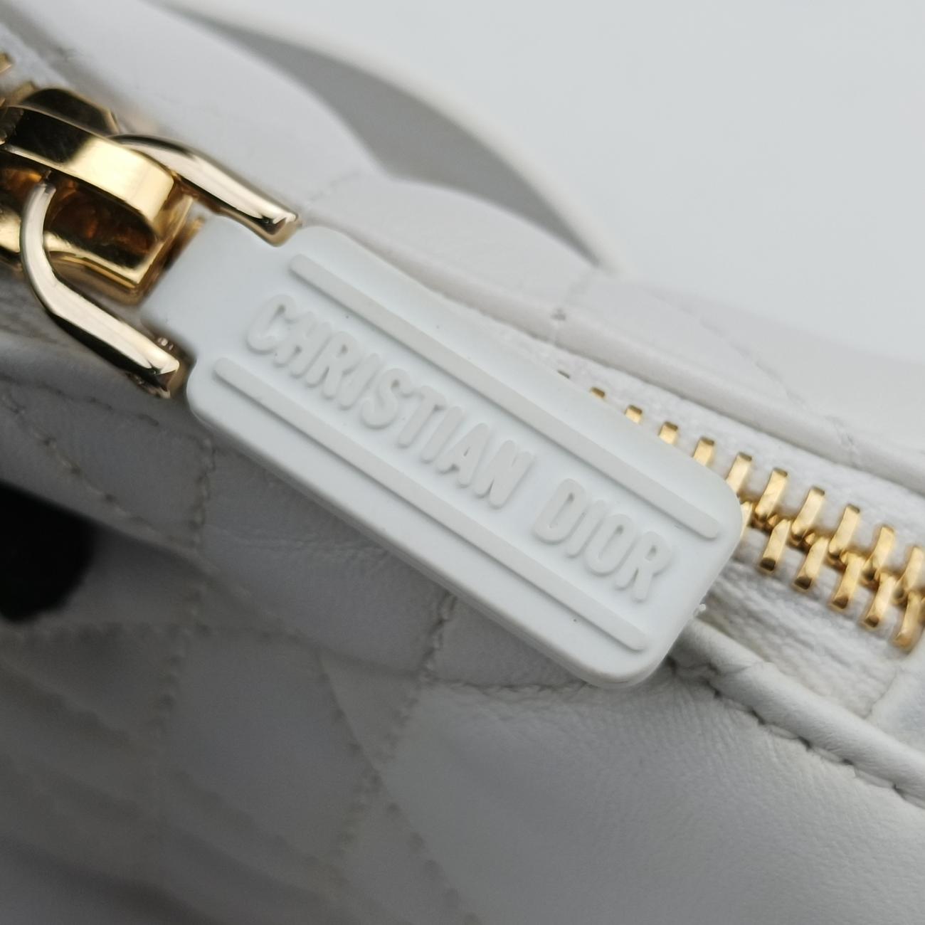 Cannage Vibe Hobo micro White lambskin 19-MA-0232