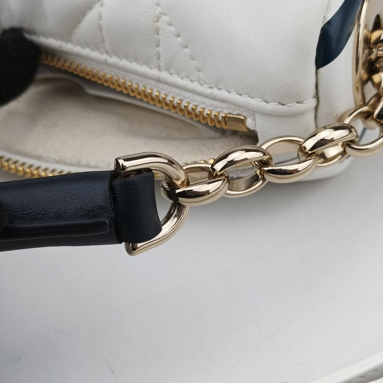 Cannage Vibe Hobo micro White lambskin 19-MA-0232