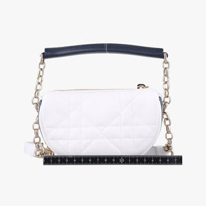 Cannage Vibe Hobo micro White lambskin 19-MA-0232