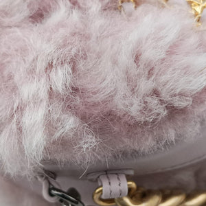CHANEL 19 Round Pink Leather × wool 30235655