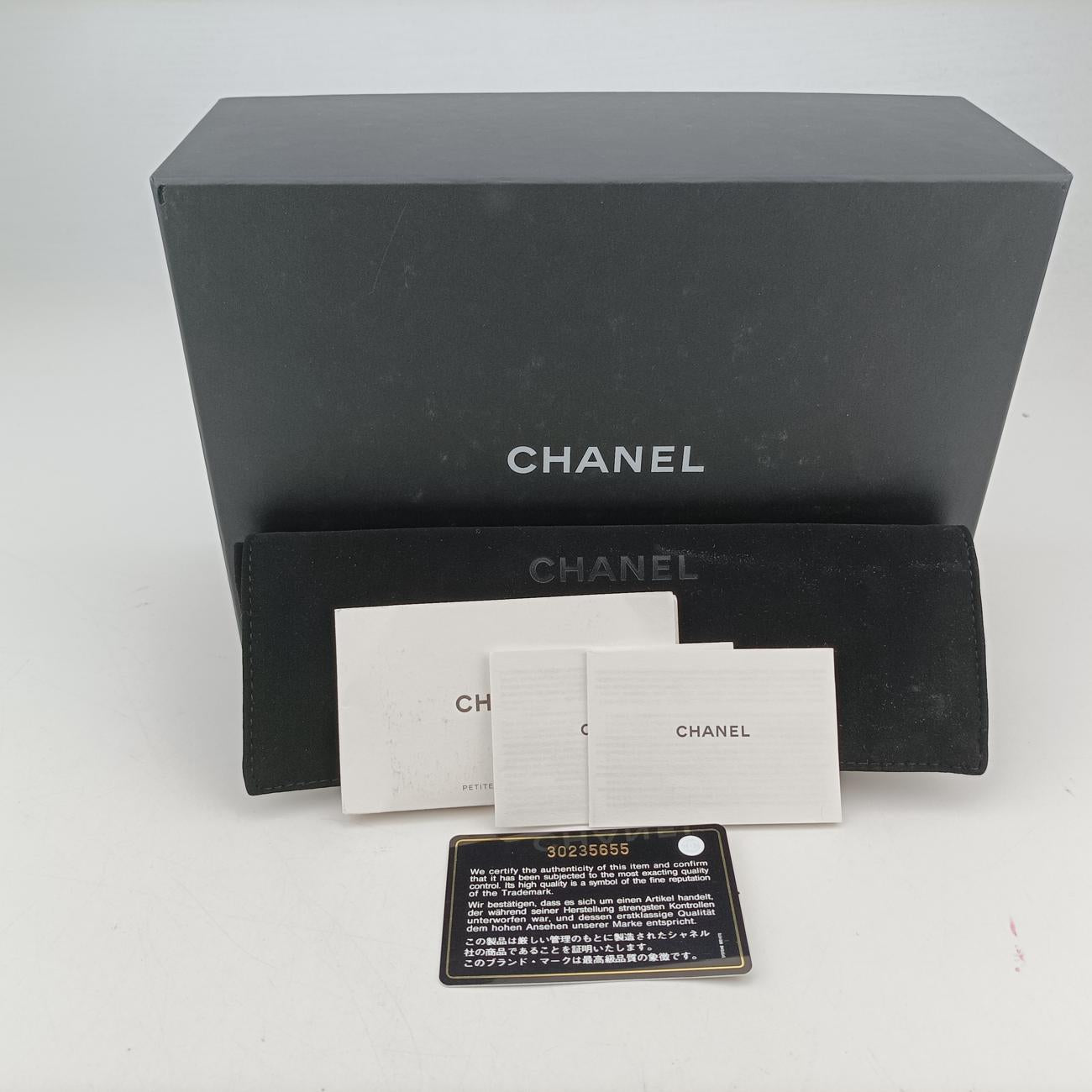 CHANEL 19 Round Pink Leather × wool 30235655