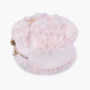 CHANEL 19 Round Pink Leather × wool 30235655