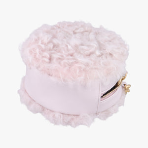 CHANEL 19 Round Pink Leather × wool 30235655