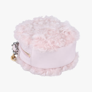 CHANEL 19 Round Pink Leather × wool 30235655