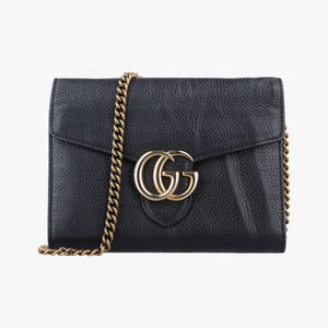 GG Marmont Black Leather