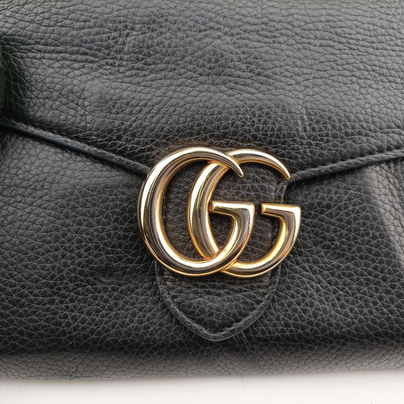 GG Marmont Black Leather