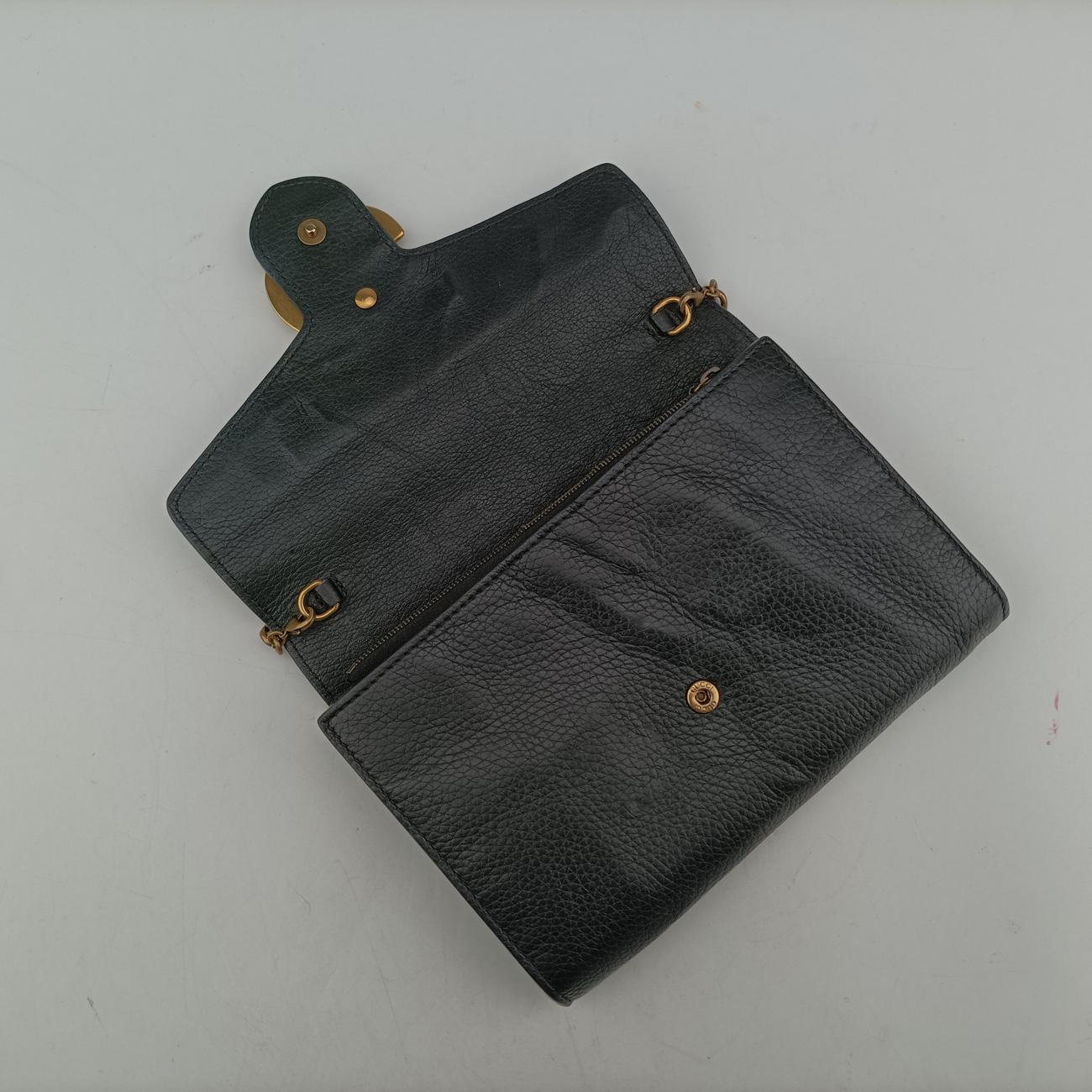 GG Marmont Black Leather