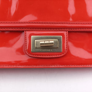 2.55 Lock Orange Patent Leather 12659650