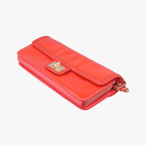 2.55 Lock Orange Patent Leather 12659650