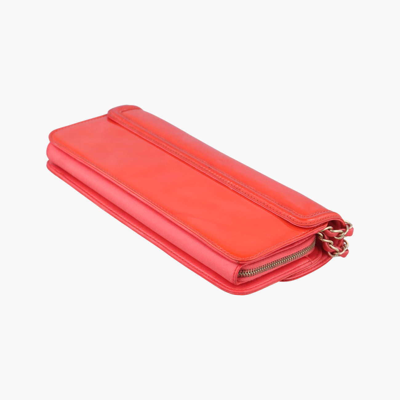 2.55 Lock Orange Patent Leather 12659650