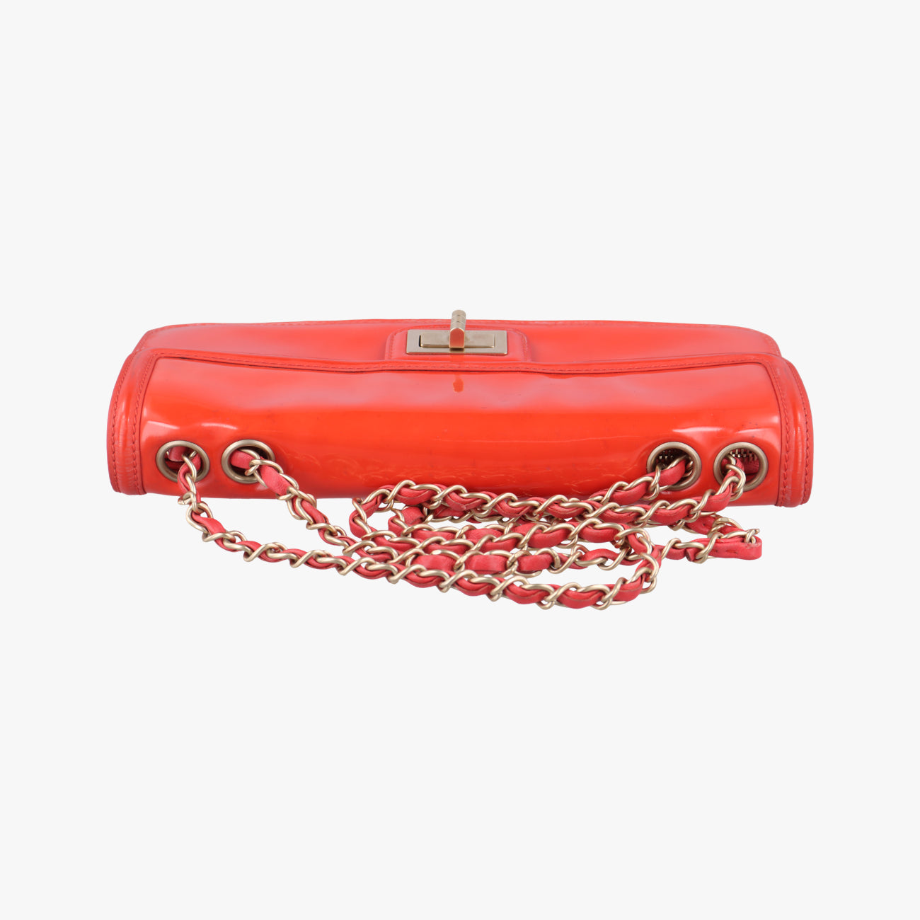 2.55 Lock Orange Patent Leather 12659650