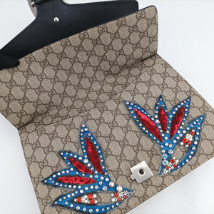 Dionysus Beige×Multicolour PVC coated canvas x snakeskin H024772053