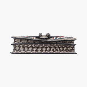 Dionysus Beige×Multicolour PVC coated canvas x snakeskin H024772053