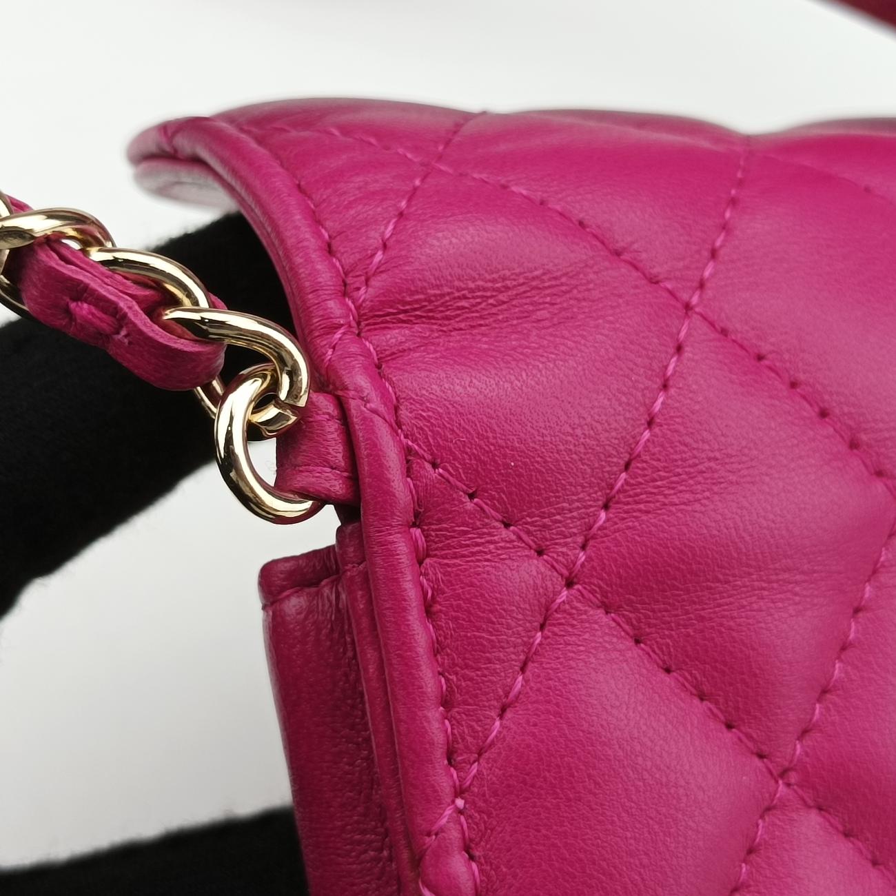CC Waist Coin Purse Purple lambskin×fabric 29000495