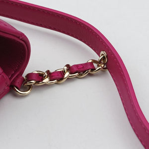 CC Waist Coin Purse Purple lambskin×fabric 29000495