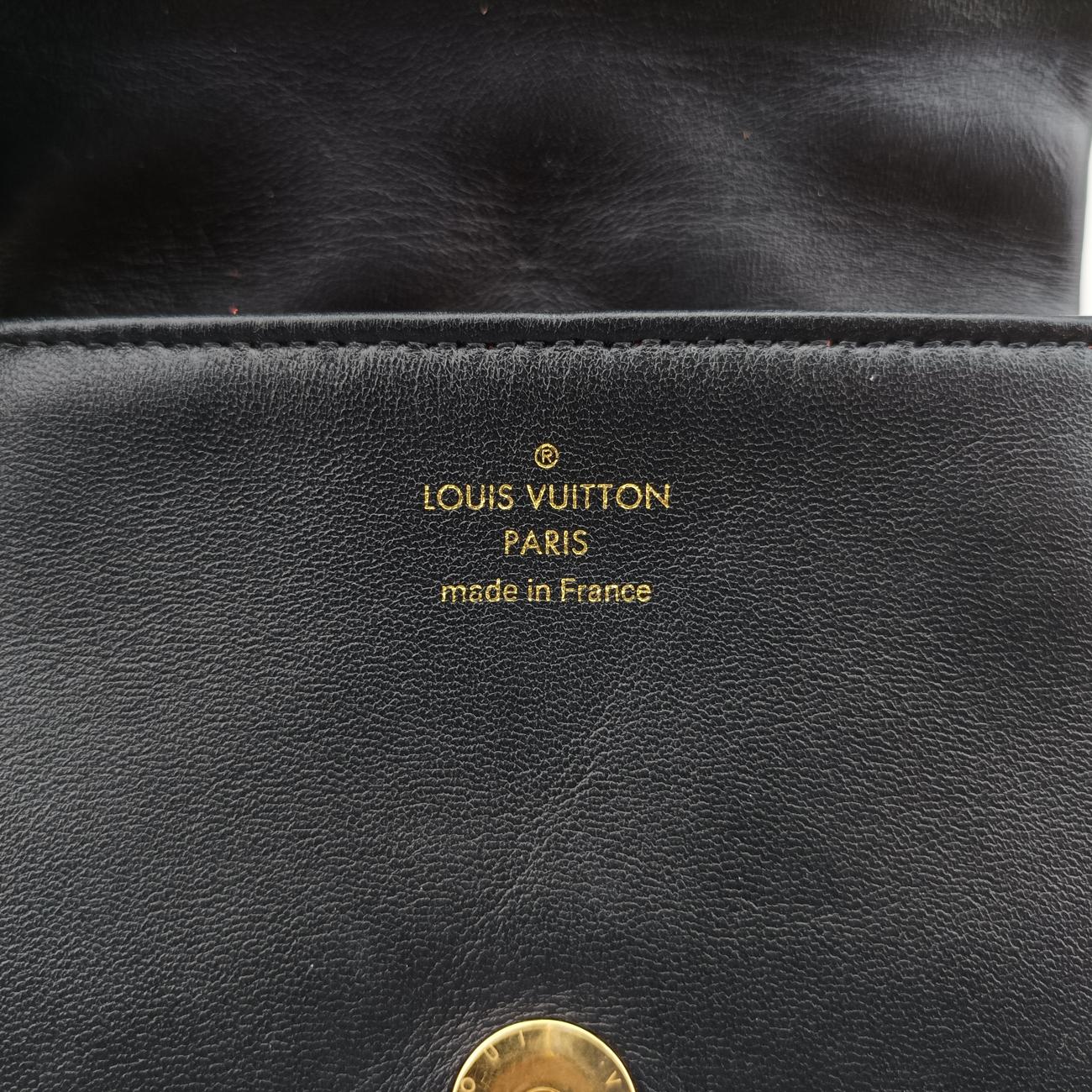 COUSSIN Noir lambskin ICチップ