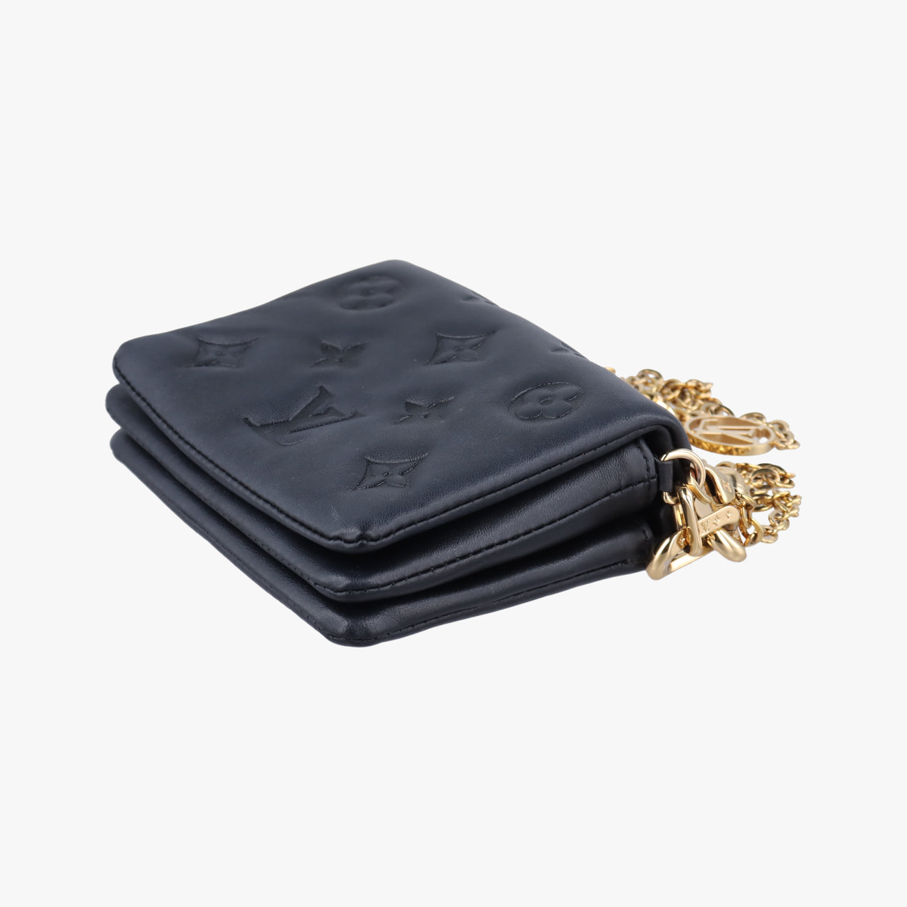 COUSSIN Noir lambskin ICチップ