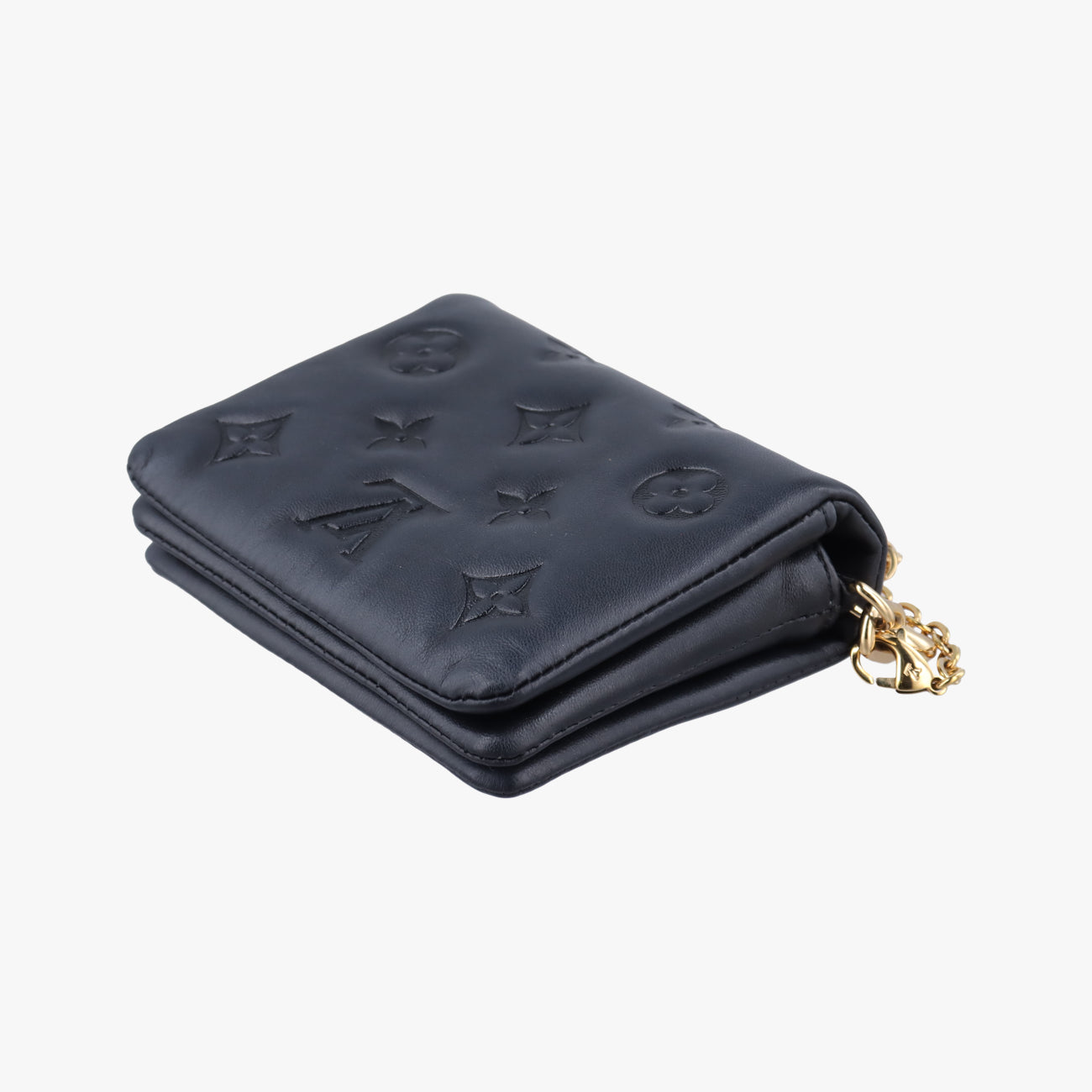 COUSSIN Noir lambskin ICチップ
