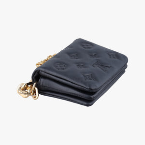 COUSSIN Noir lambskin ICチップ