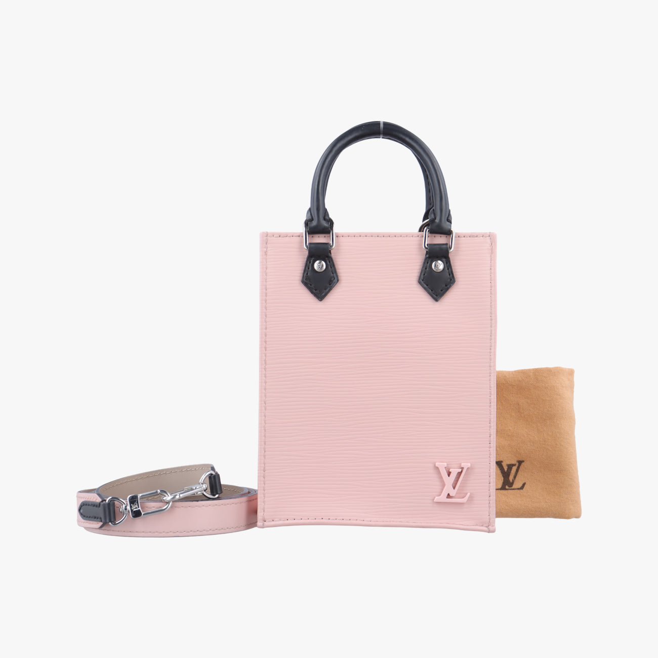 Petit Sac Plat ROSE BALLERIN Epi CA2290