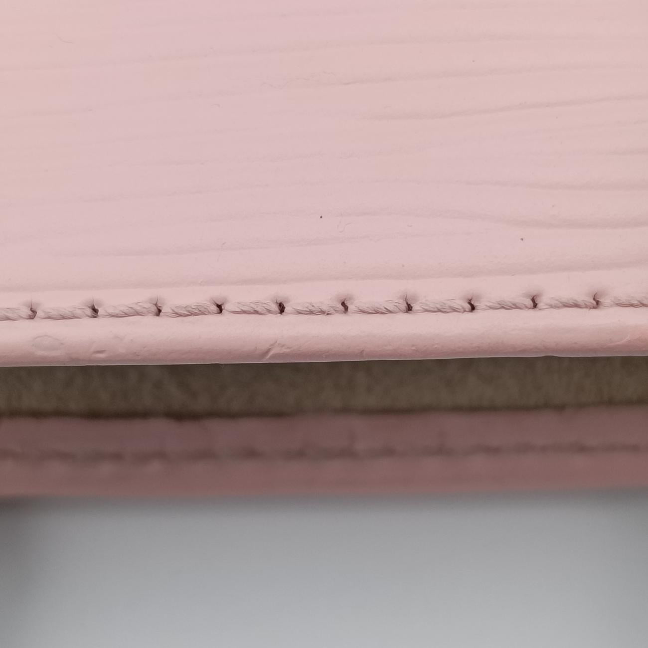 Petit Sac Plat ROSE BALLERIN Epi CA2290