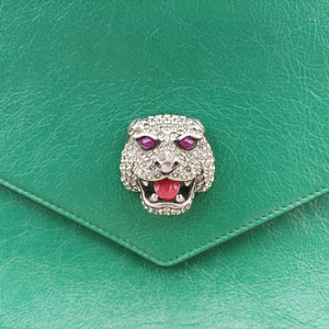 Thiara Envelope Animalier Green Leather E025648748