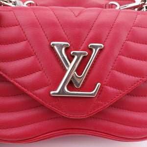 NEW WAVE Chain PM ROUGE ECARLATE Leather NZ2168