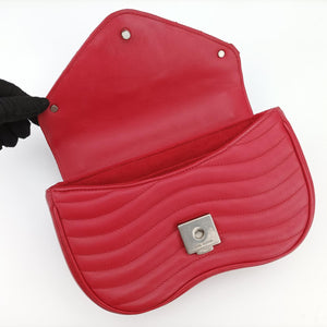 NEW WAVE Chain PM ROUGE ECARLATE Leather NZ2168