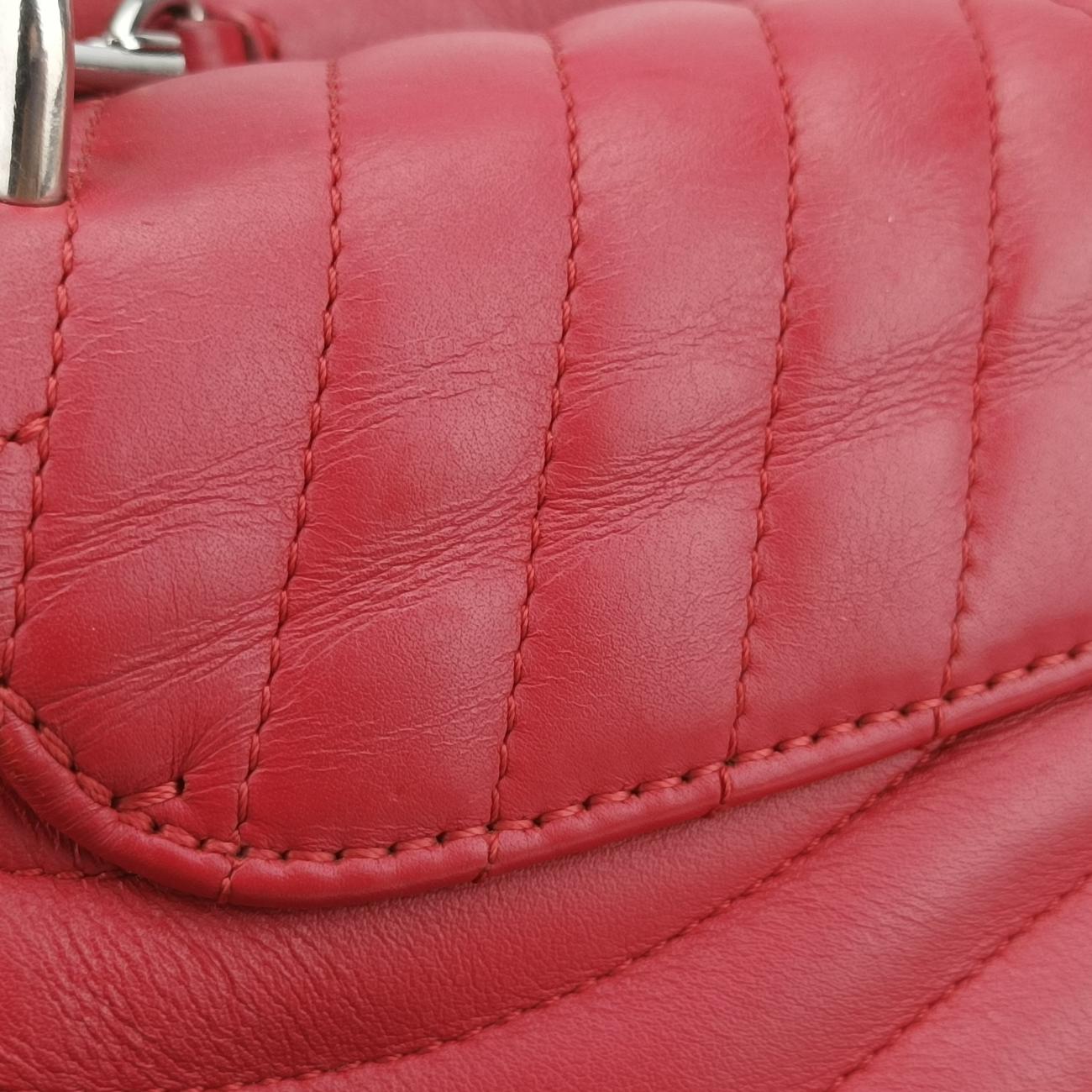 NEW WAVE Chain PM ROUGE ECARLATE Leather NZ2168