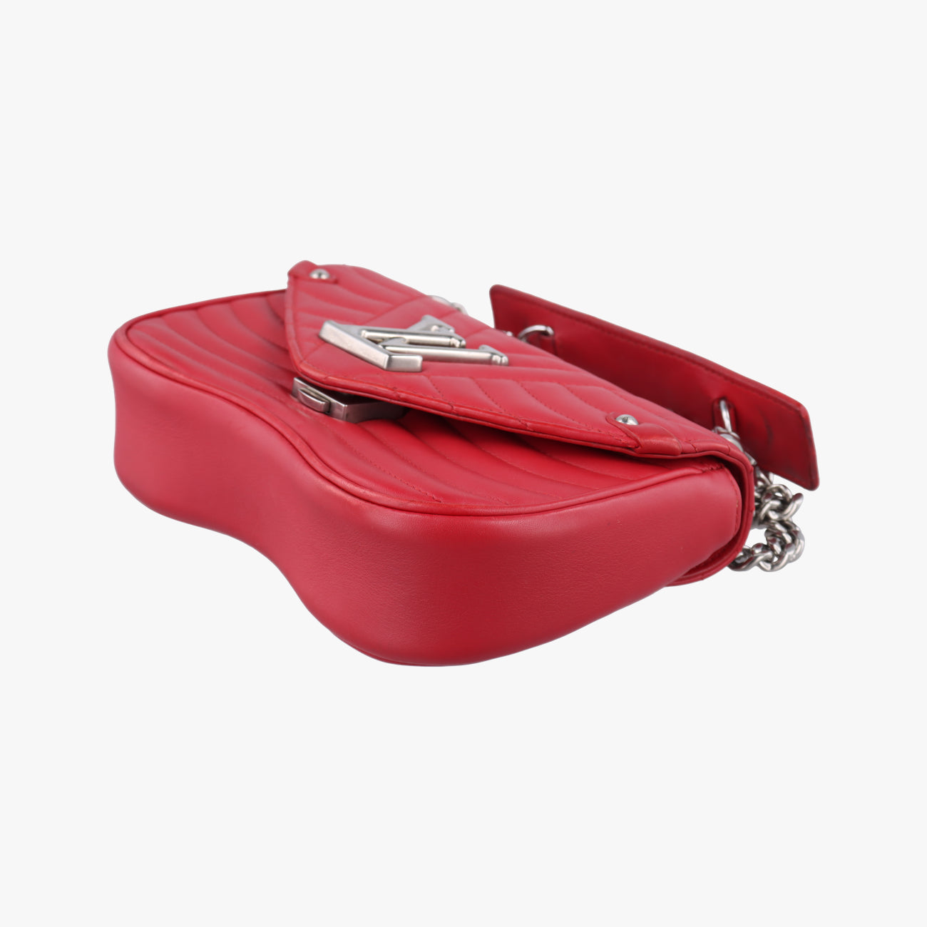 NEW WAVE Chain PM ROUGE ECARLATE Leather NZ2168