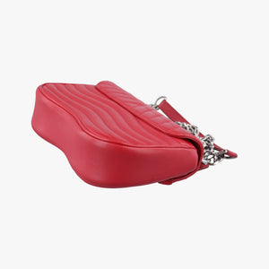 NEW WAVE Chain PM ROUGE ECARLATE Leather NZ2168
