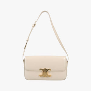 Triomphe White Leather C-GU-4211
