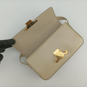 Triomphe White Leather C-GU-4211