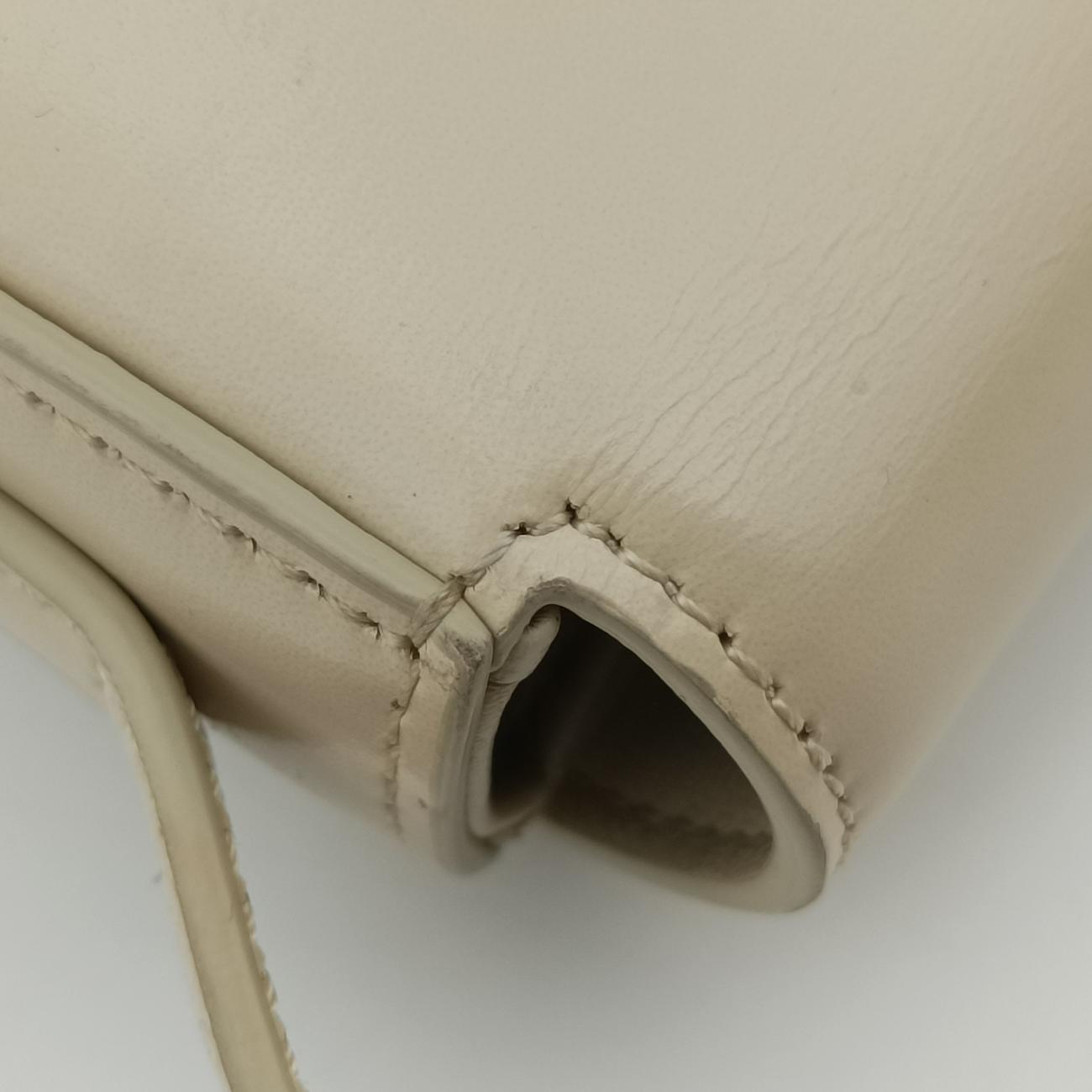 Triomphe White Leather C-GU-4211