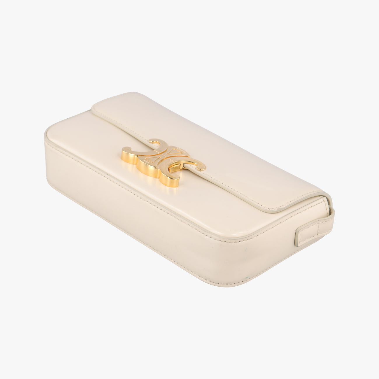 Triomphe White Leather C-GU-4211