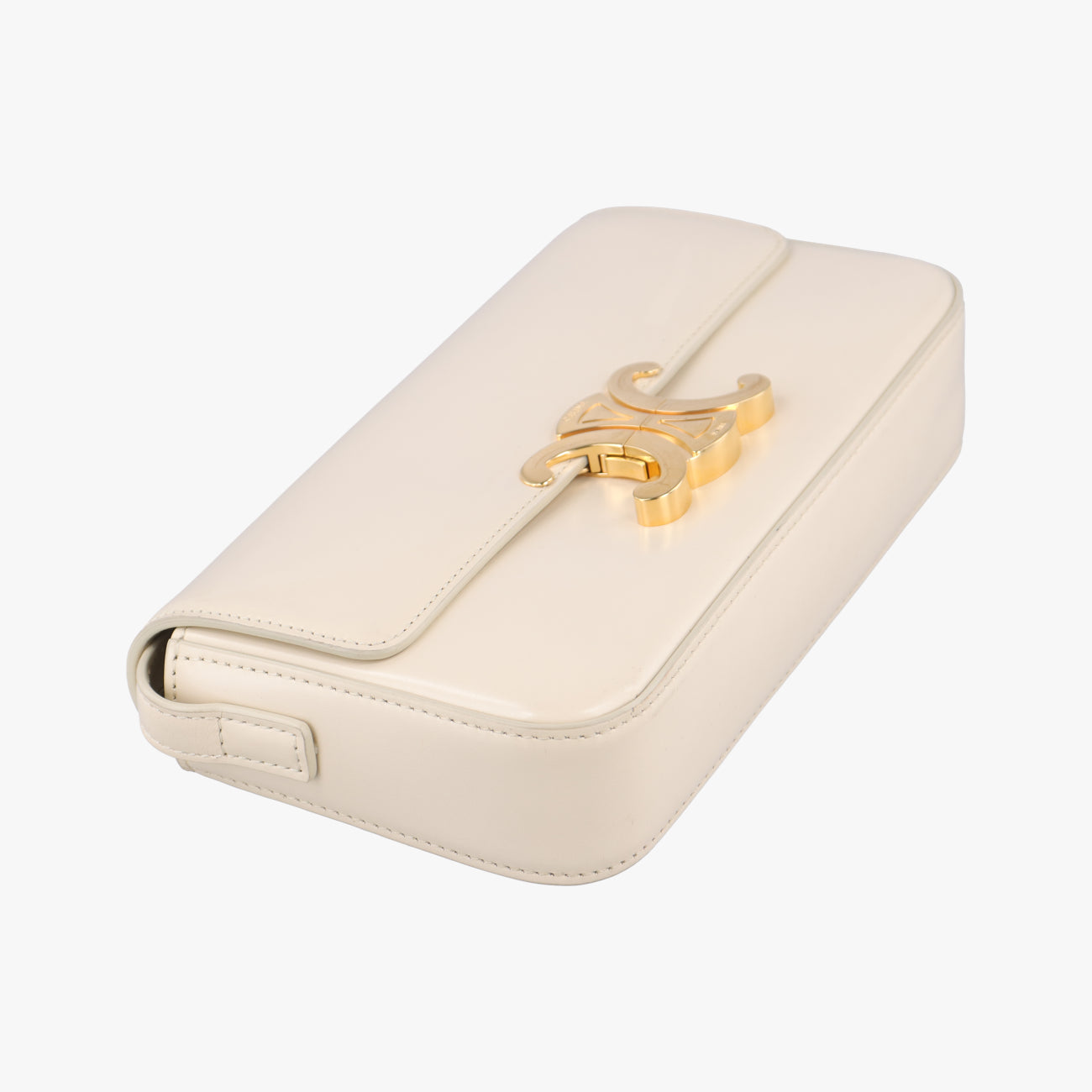 Triomphe White Leather C-GU-4211