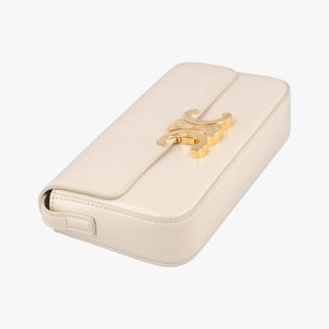 Triomphe White Leather C-GU-4211