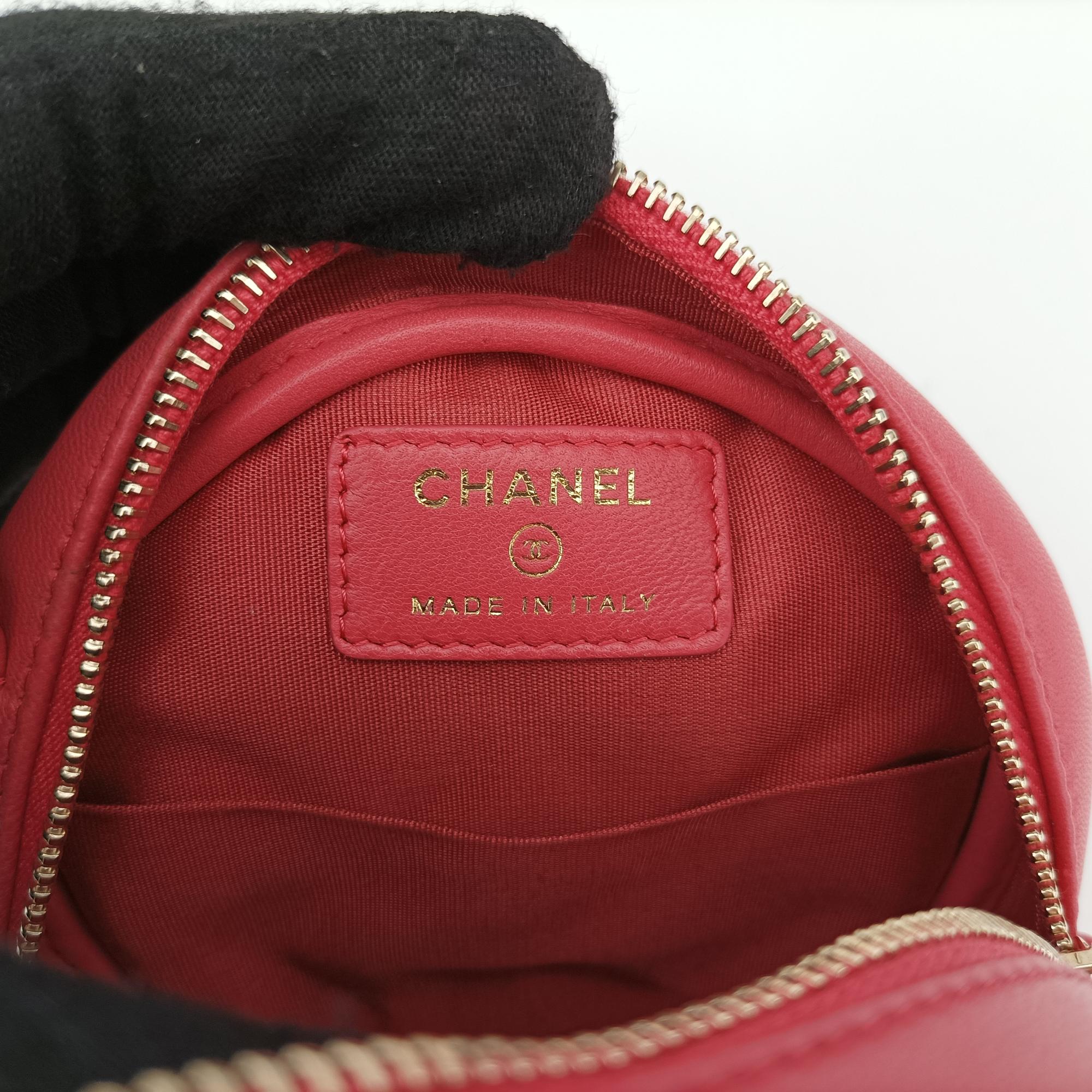 Charms Round Red lambskin 26891302