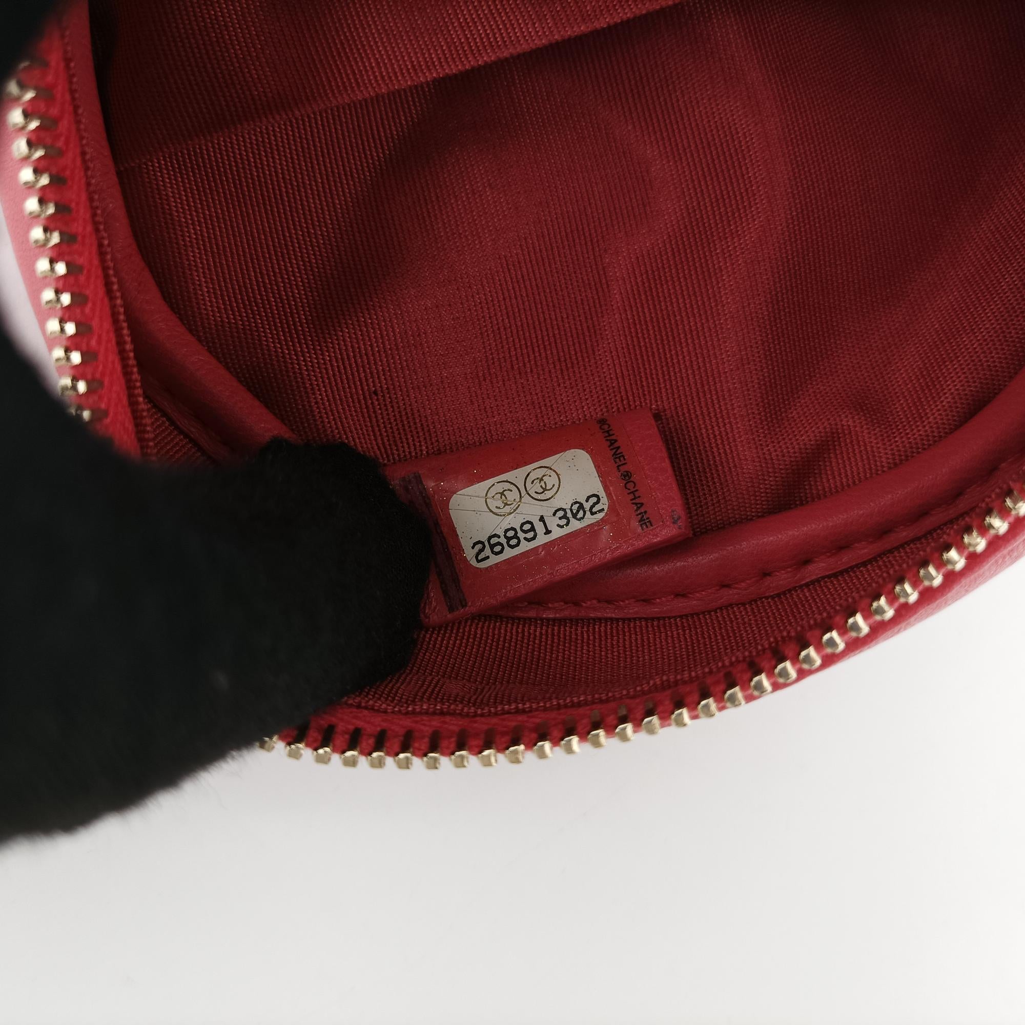 Charms Round Red lambskin 26891302