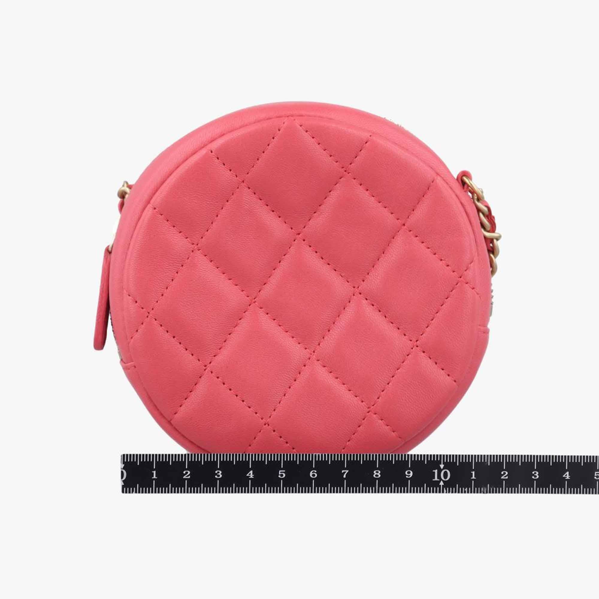 Charms Round Red lambskin 26891302